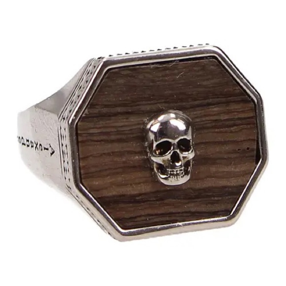 ALEXANDER MCQUEEN Men’s Skull Ring - NEW